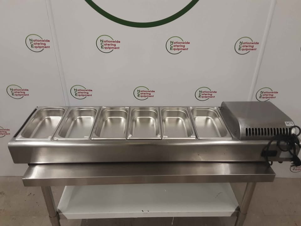 Lincat Tabletop Toppings Fridge, 140cm, Model- FDB6 (NCE5675)