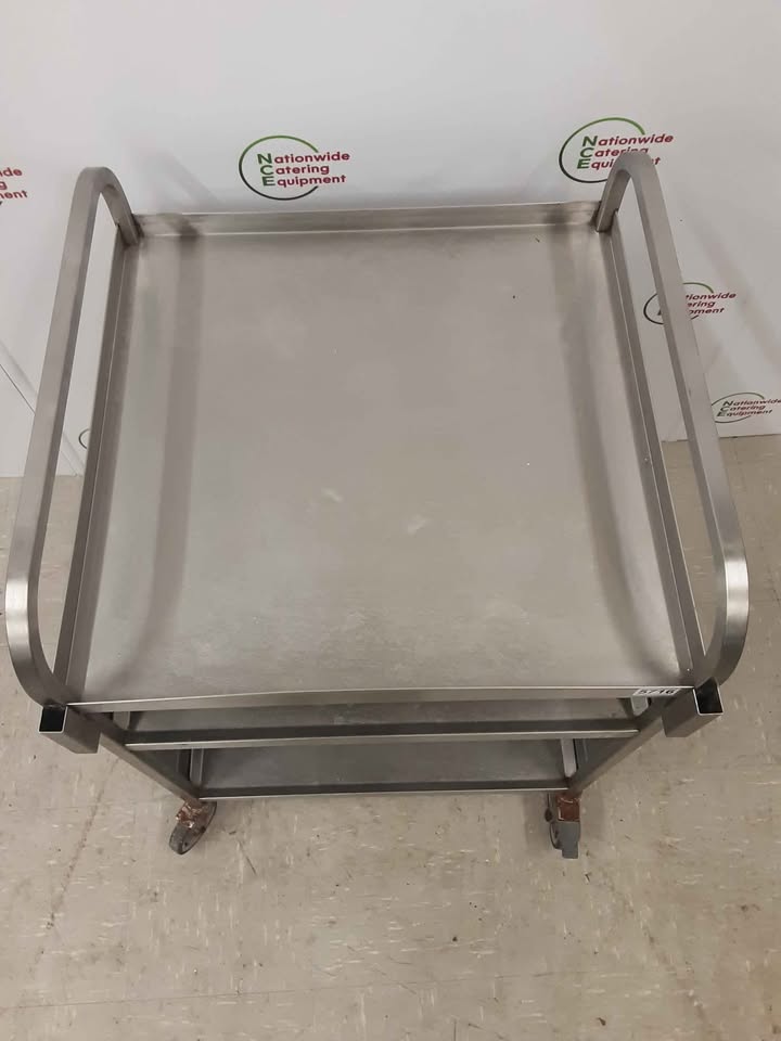 Clearance Stainless Steel Table/Trolley 61x64cm (NCE5716)
