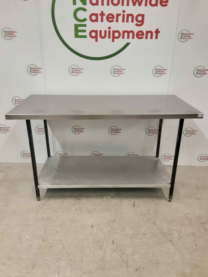 Clearance Stainless Steel Table 145x69cm (NCE5708)