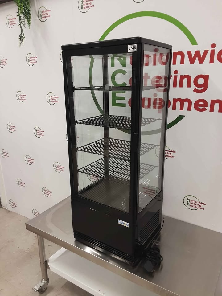Adexa Tabletop Upright Display Fridge, Model- RT-98B (NCE5746)