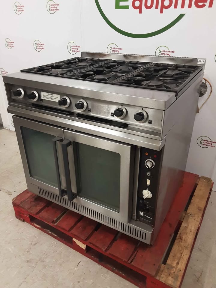 Falcon Dominator Six Burner Stove & Convection Oven,Natural Gas,Model-G1102 (NCE5717)