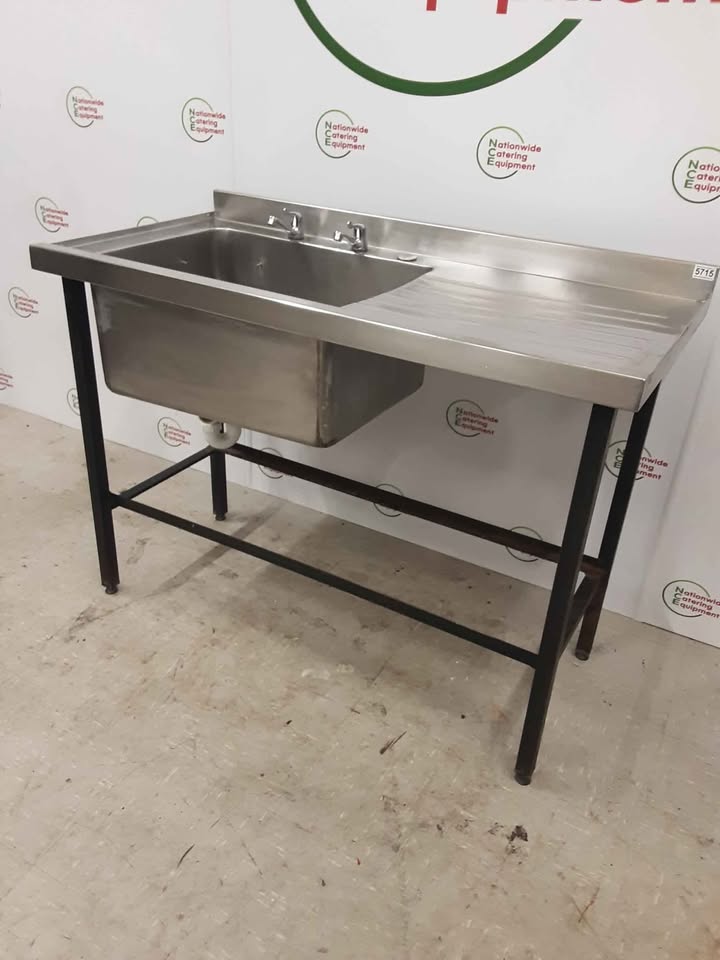 Clearance Stainless Steel Single Sink, 120x60cm (NCE5715)