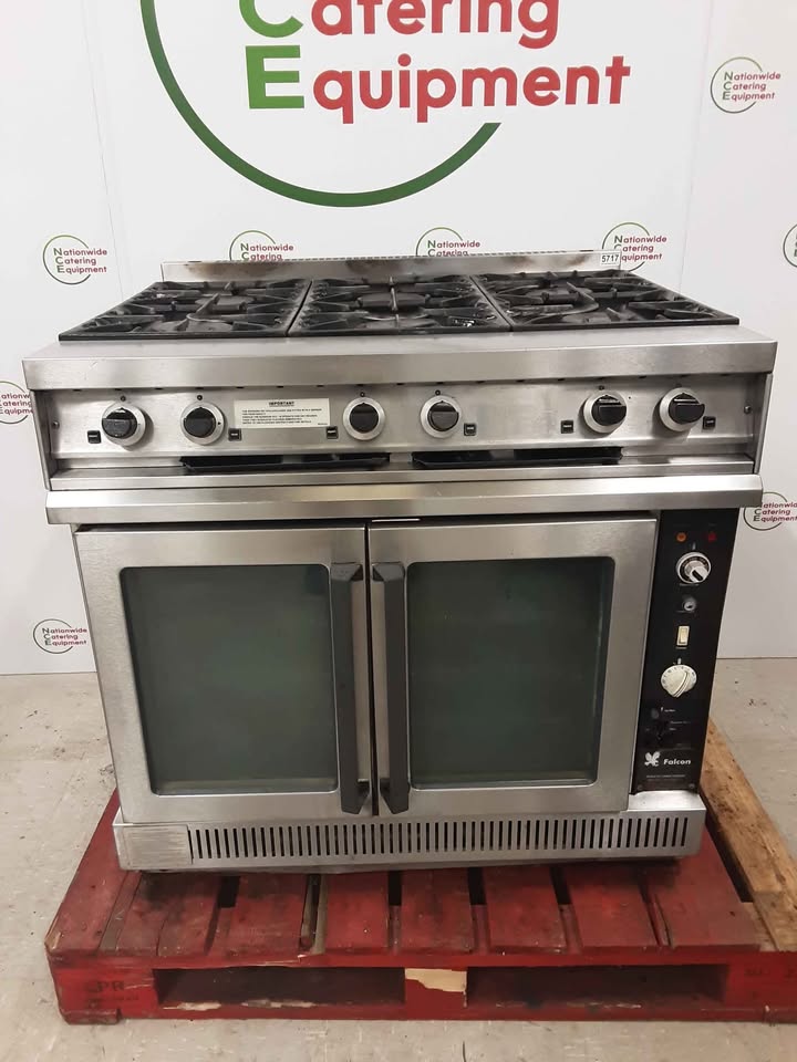 Falcon Dominator Six Burner Stove & Convection Oven,Natural Gas,Model-G1102 (NCE5717)