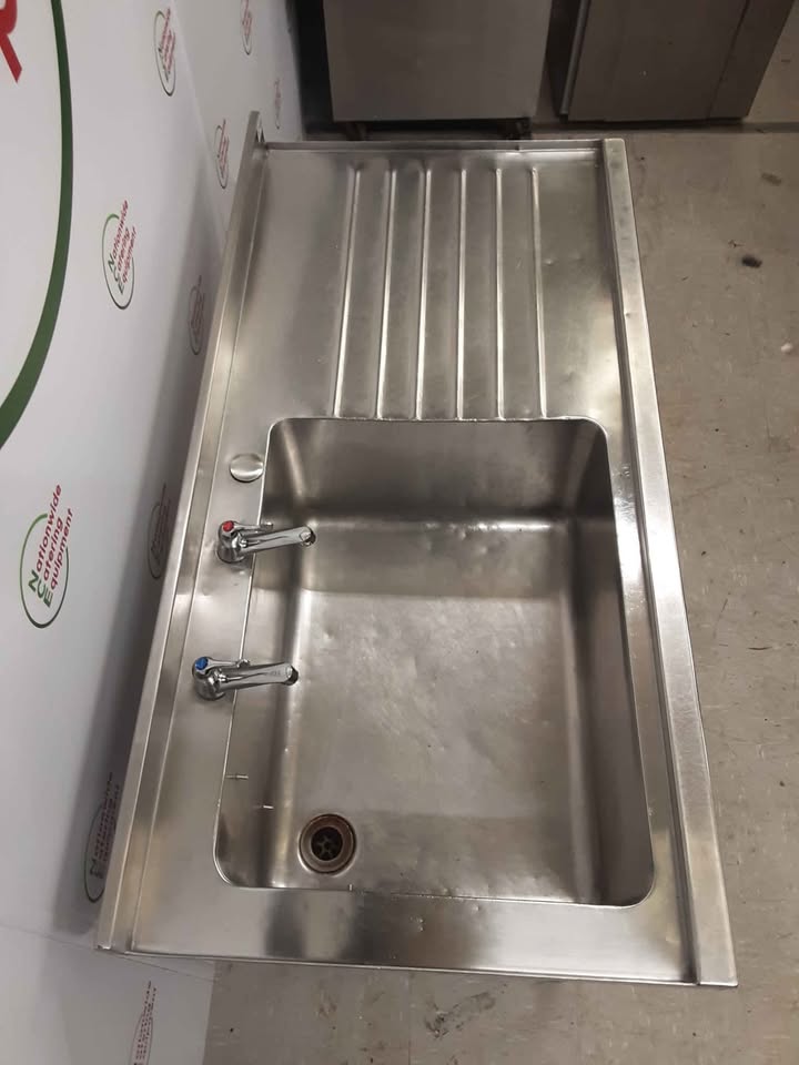 Clearance Stainless Steel Single Sink, 120x60cm (NCE5715)
