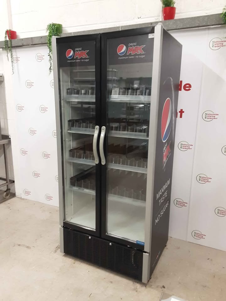 Frigoglass Double Upright Display Fridge, Model-Smart900L (NCE5726)