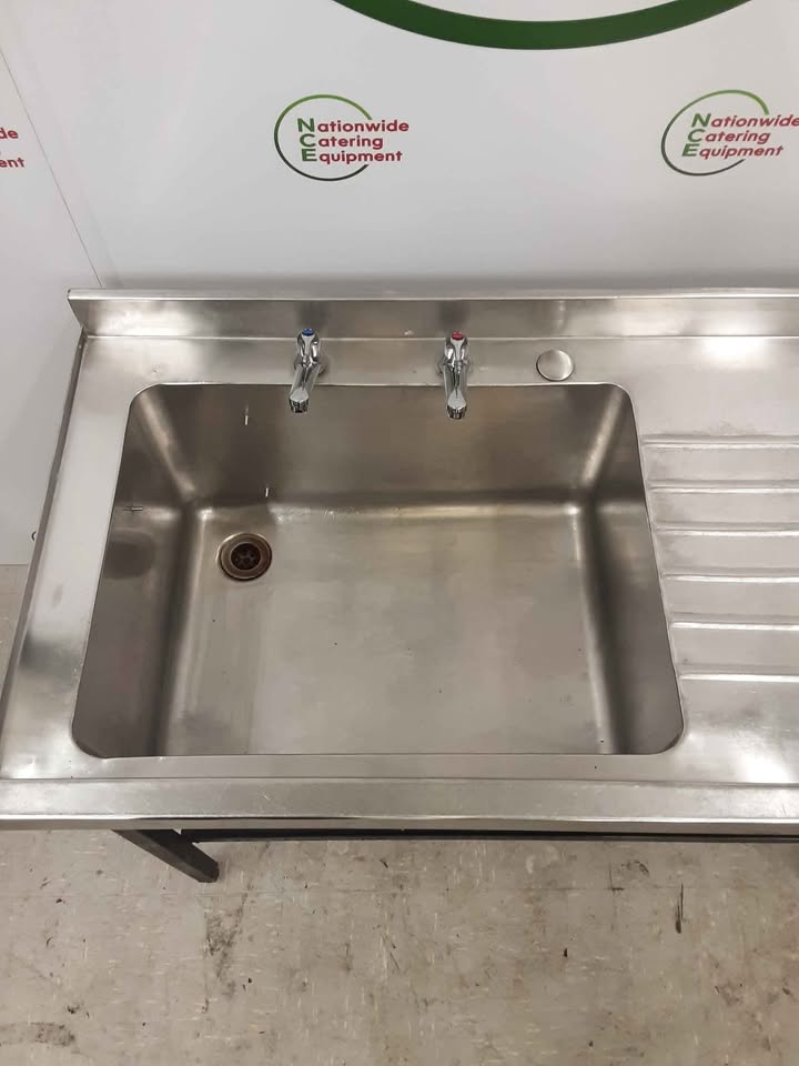 Clearance Stainless Steel Single Sink, 120x60cm (NCE5715)