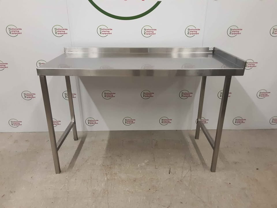 Stainless Steel Table With Appliance Space Beneath 140x65cm (NCE5770)