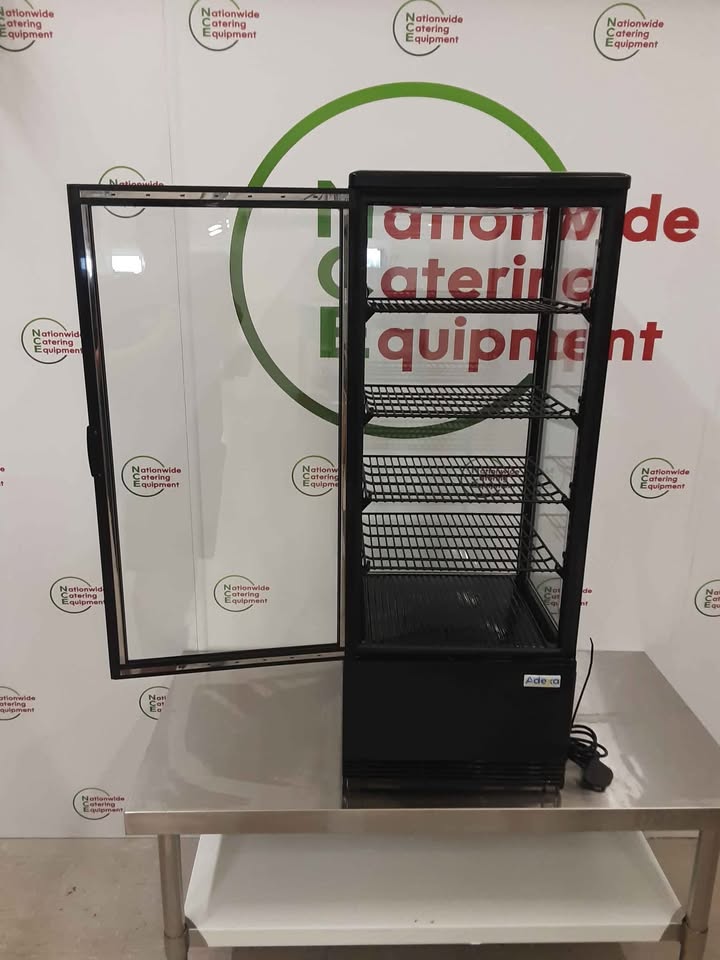 Adexa Tabletop Upright Display Fridge, Model- RT-98B (NCE5746)