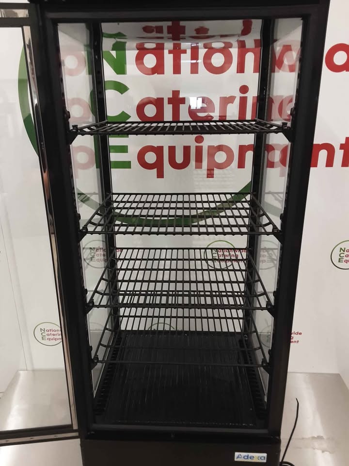 Adexa Tabletop Upright Display Fridge, Model- RT-98B (NCE5746)