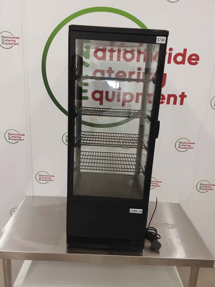 Adexa Tabletop Upright Display Fridge, Model- RT-98B (NCE5746)