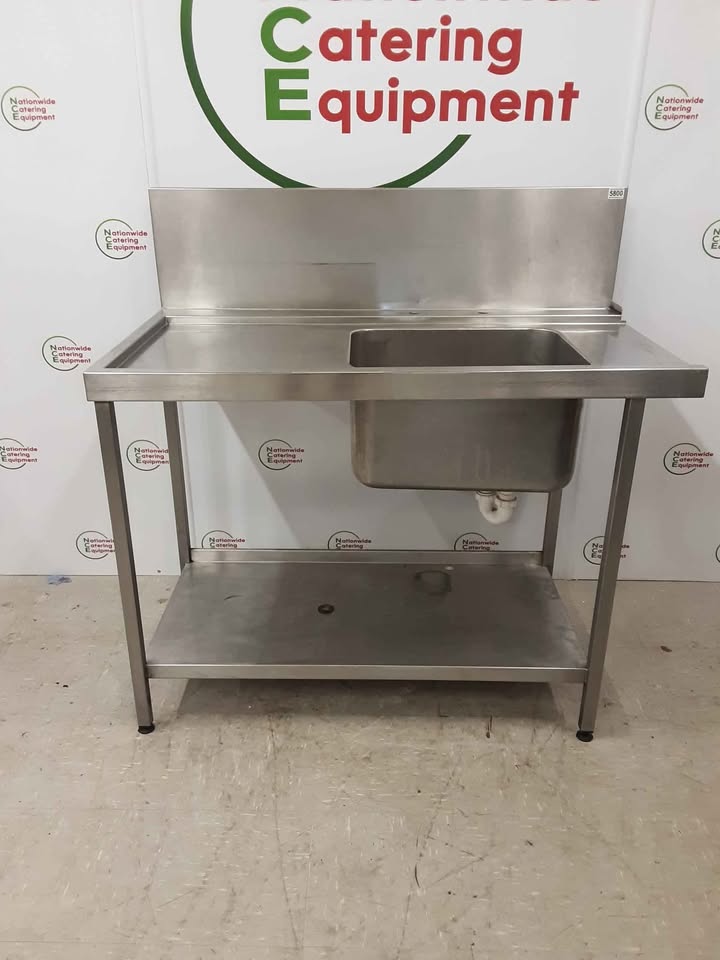 Stainless Steel Entry Sink, No Taps 122x65cm  (NCE5800)