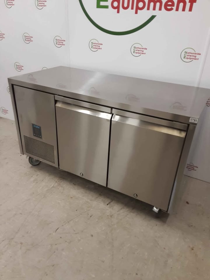 Polar Two Door Flat Counter Freezer (NCE5785)
