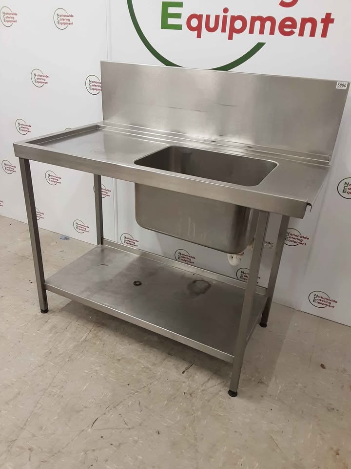 Stainless Steel Entry Sink, No Taps 122x65cm  (NCE5800)