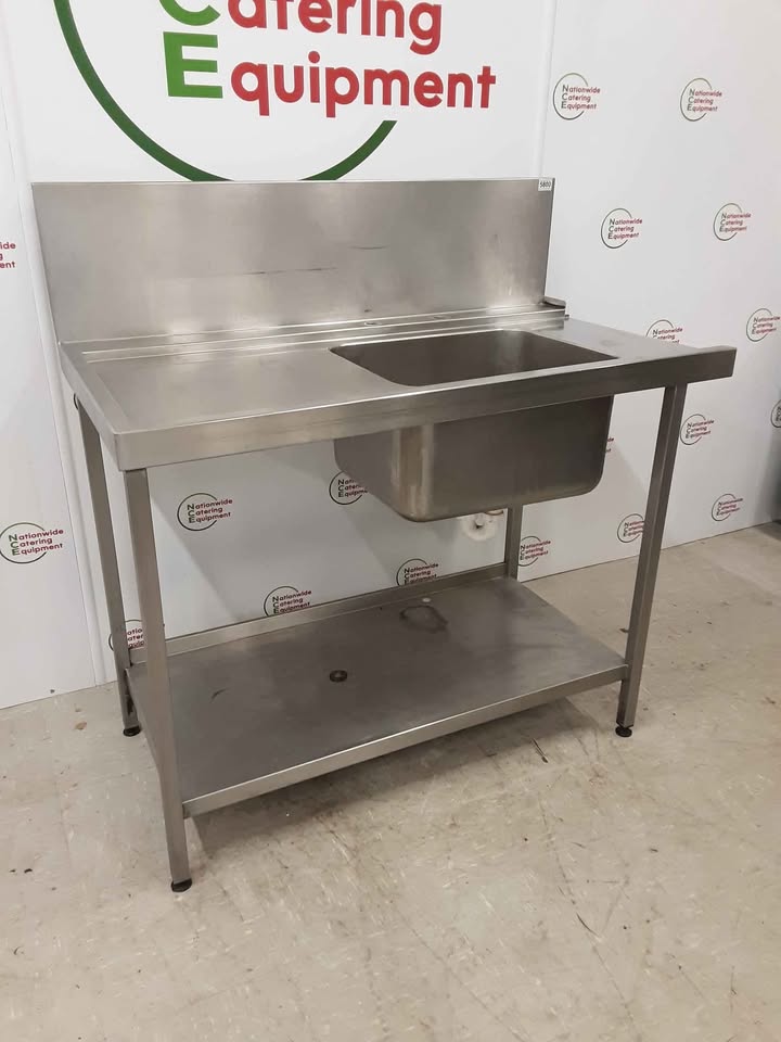 Stainless Steel Entry Sink, No Taps 122x65cm  (NCE5800)