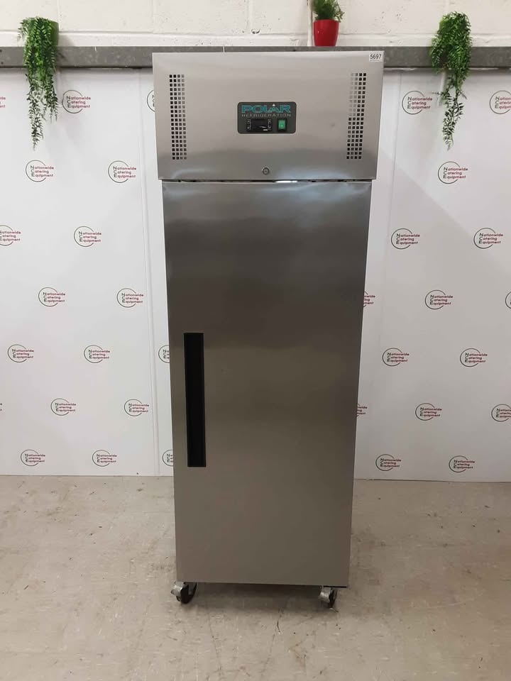 Stainless Steel Polar Upright Fridge, Model- G592 (NCE5697)