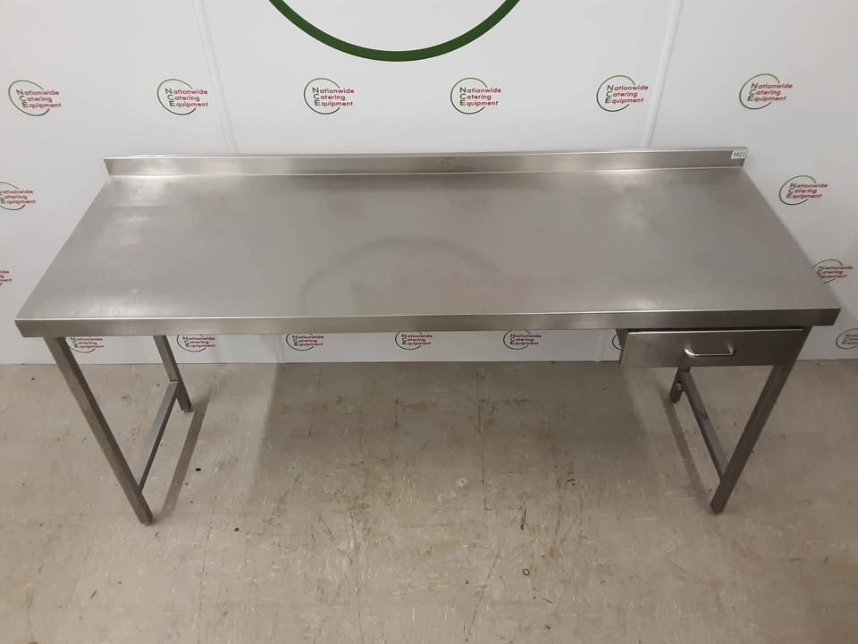Stainless Steel Table With Drawer & Appliance Space (NCE5823)
