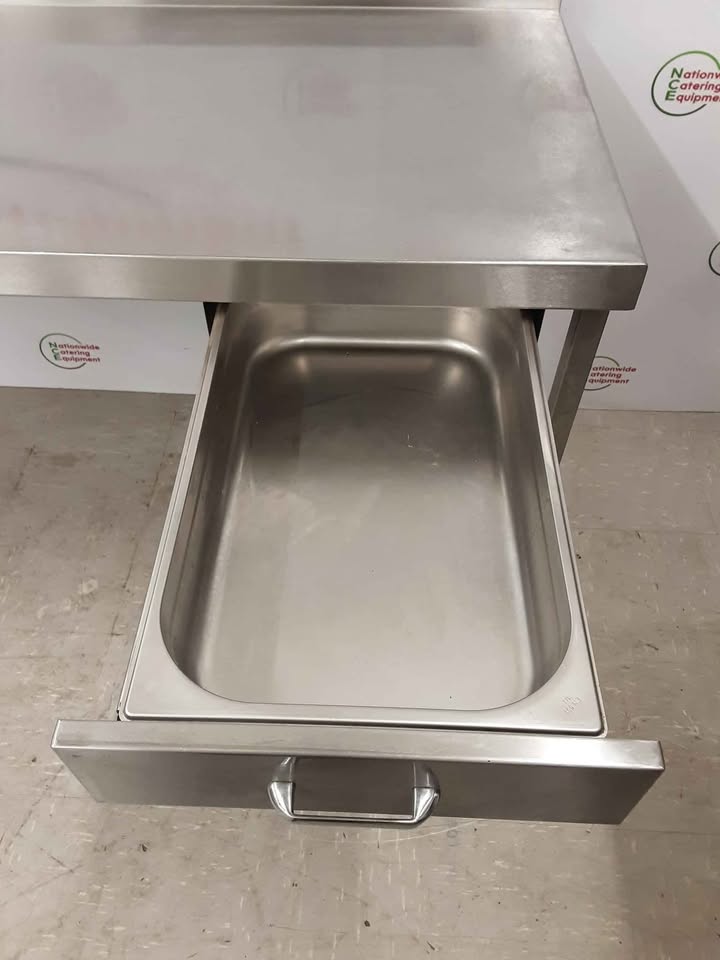 Stainless Steel Table With Drawer & Appliance Space (NCE5823)