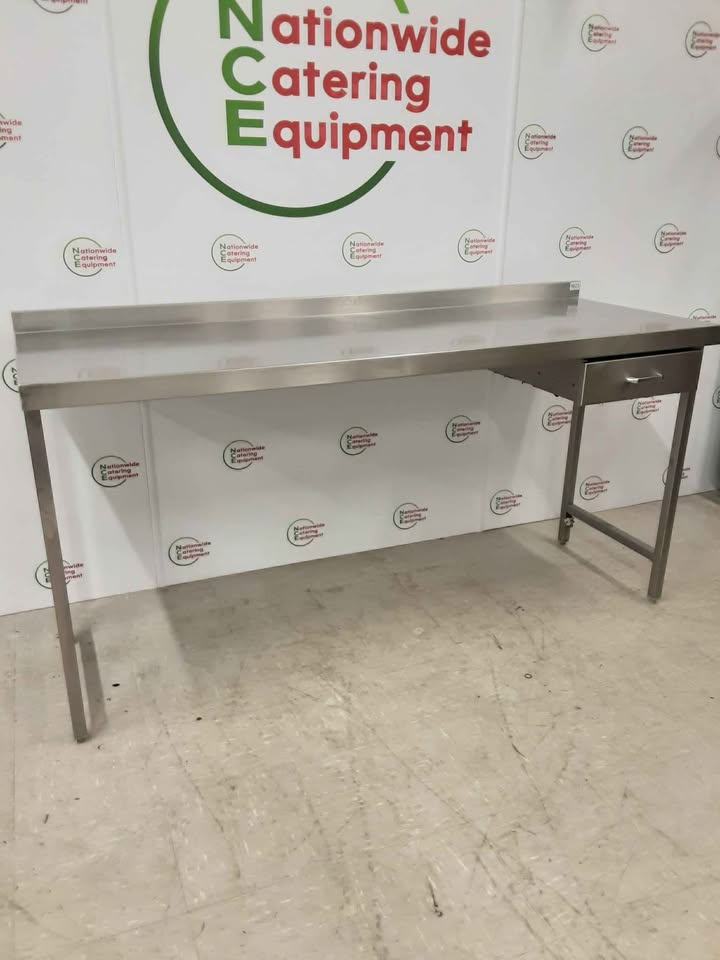 Stainless Steel Table With Drawer & Appliance Space (NCE5823)