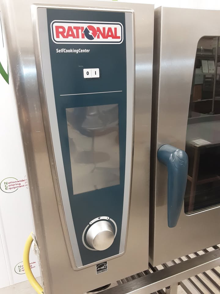 Rational SCC Six Grid Natural Gas Combi Oven On Stand, Model- SCCWE61G (NCE5839)