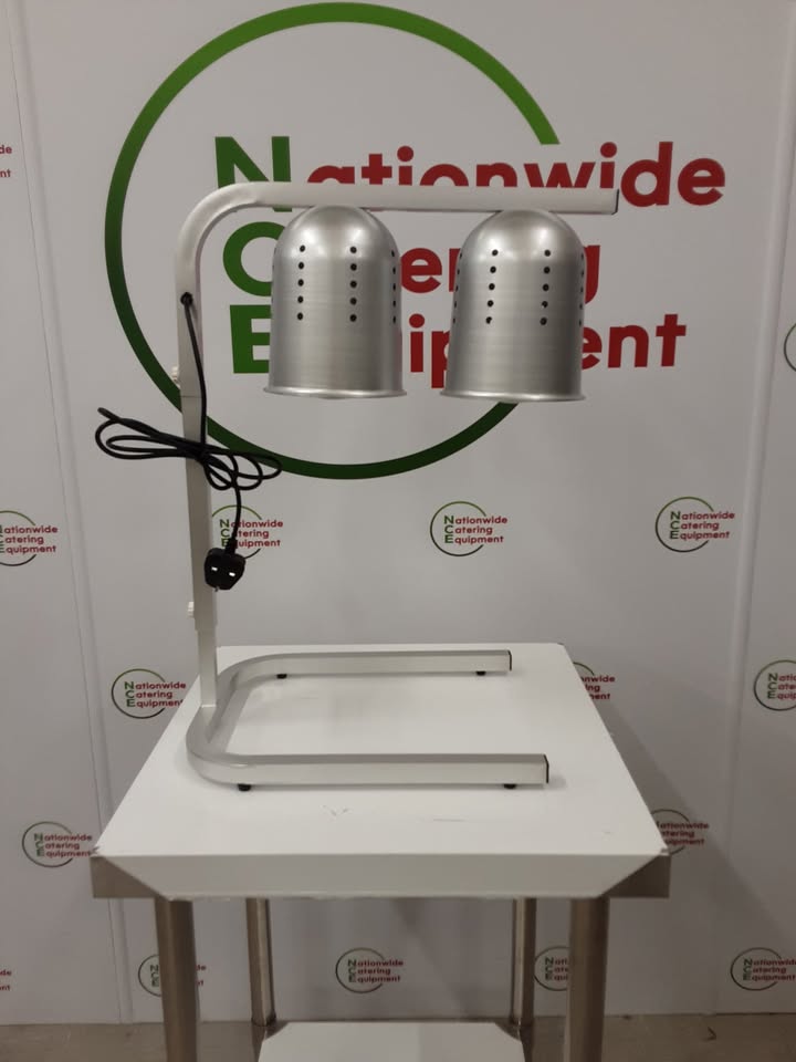 Genesis Catering Equipment Double Lamp Table-Top Food Warmer, 13amp (NCE5613)