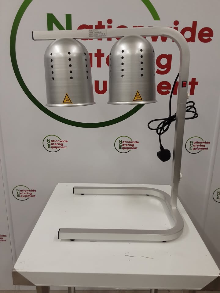 Genesis Catering Equipment Double Lamp Table-Top Food Warmer, 13amp (NCE5613)