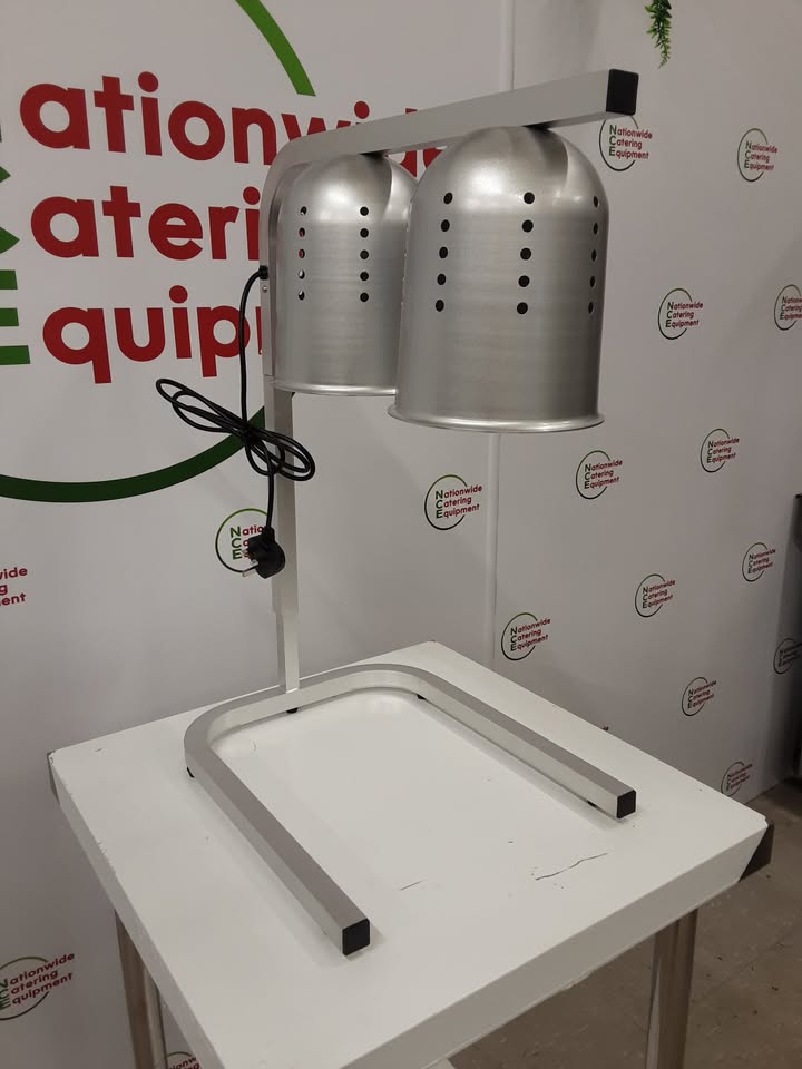Genesis Catering Equipment Double Lamp Table-Top Food Warmer, 13amp (NCE5613)