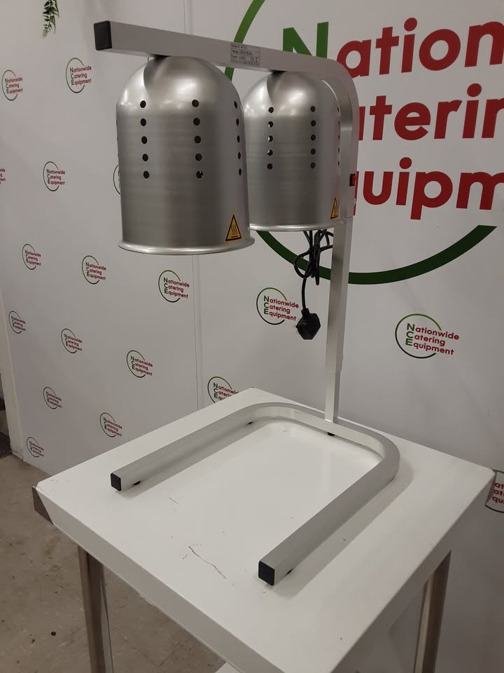 Genesis Catering Equipment Double Lamp Table-Top Food Warmer, 13amp (NCE5613)