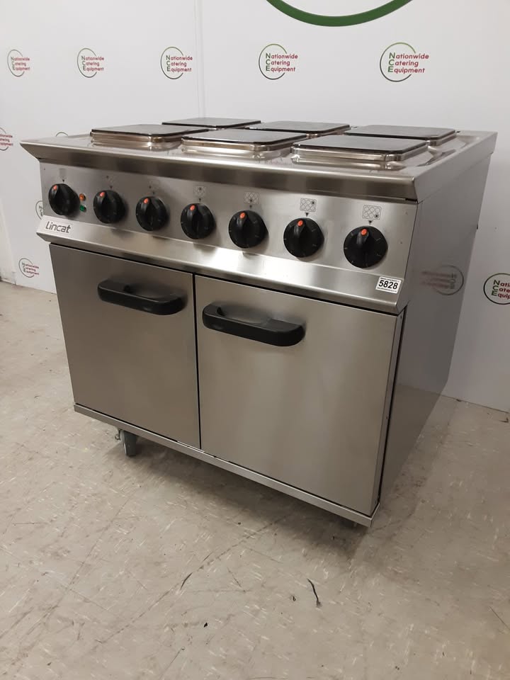 Lincat Opus Six Ring Electric Stove & Convection Oven, Model- OE7008 (NCE5828)