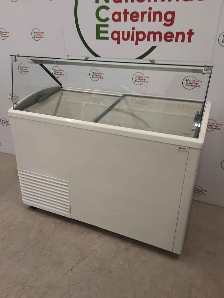 Mondial Framec Scooping Ice Cream Display Freezer, 10 Napoli Pan Size (NCE5859)