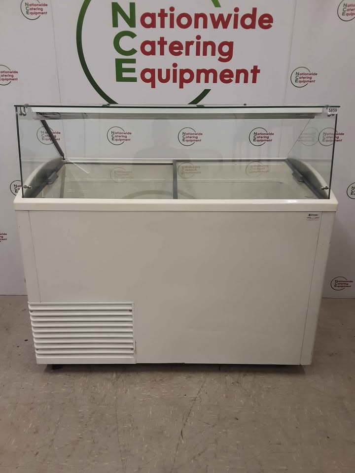 Mondial Framec Scooping Ice Cream Display Freezer, 10 Napoli Pan Size (NCE5859)
