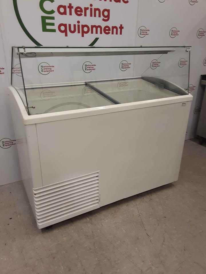 Mondial Framec Scooping Ice Cream Display Freezer, 10 Napoli Pan Size (NCE5859)