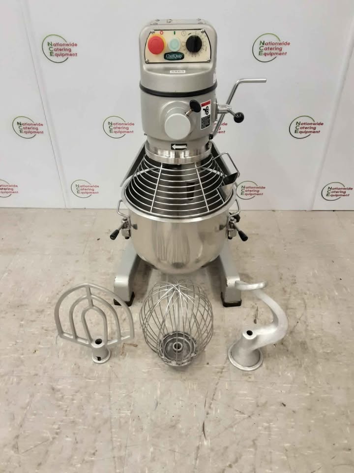 ChefQuip 20L Planetary Mixer With All Attachments Model- SP-22HI-B (NCE5865)