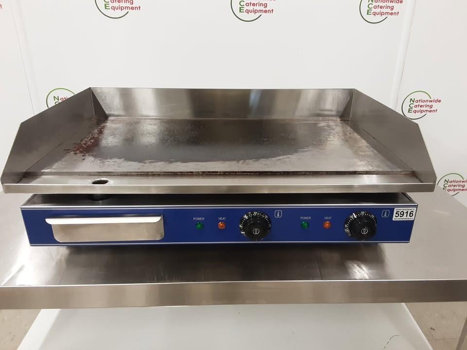 Electric 74cm Tabletop Electric (2x13mp) Twin Zone Griddle. Model-WG820 (NCE5916)