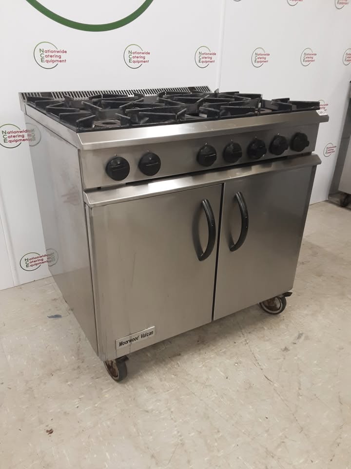 Moorwood Vulcan Six Burner Stove & Oven, Natural Gas (NCE5863)