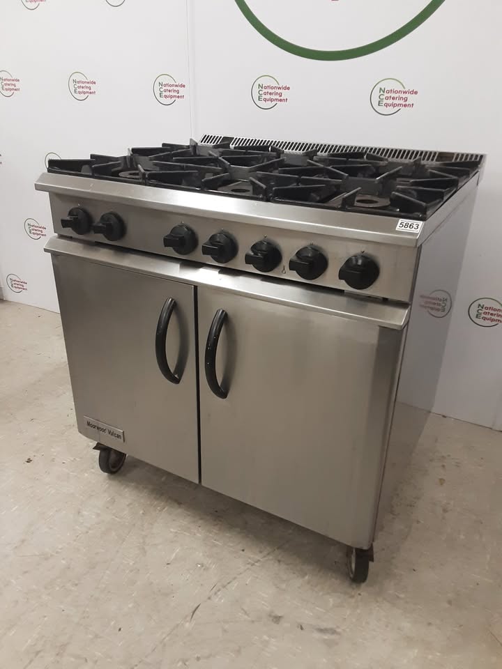 Moorwood Vulcan Six Burner Stove & Oven, Natural Gas (NCE5863)