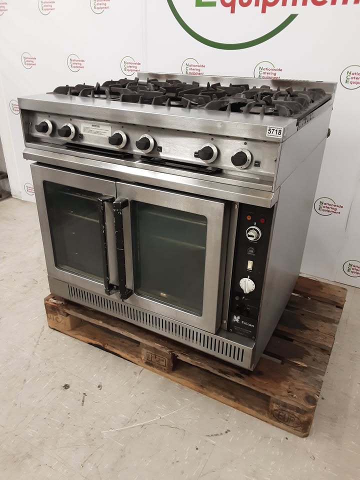 Falcon Dominator Six Burner Stove & Fan Assisted Oven, Natural Gas, Model- G1102 (NCE5718)