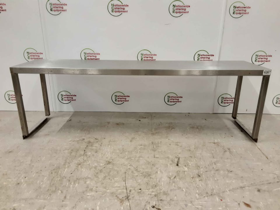 Stainless Steel One Tier Over Table Shelf 136x35cm (NCE6267)