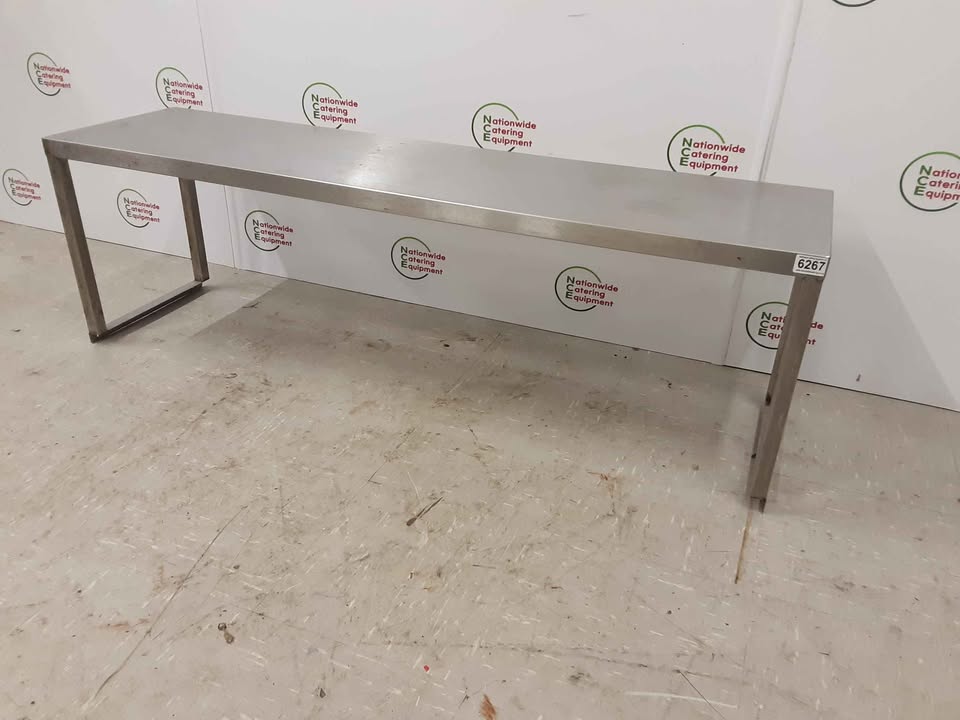 Stainless Steel One Tier Over Table Shelf 136x35cm (NCE6267)