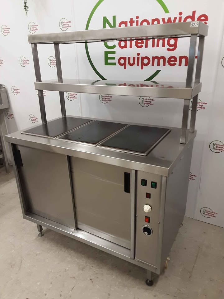 Hotcupboard With Sliding Doors, Heated Gantry and Wet Bain Marie (NCE6339)