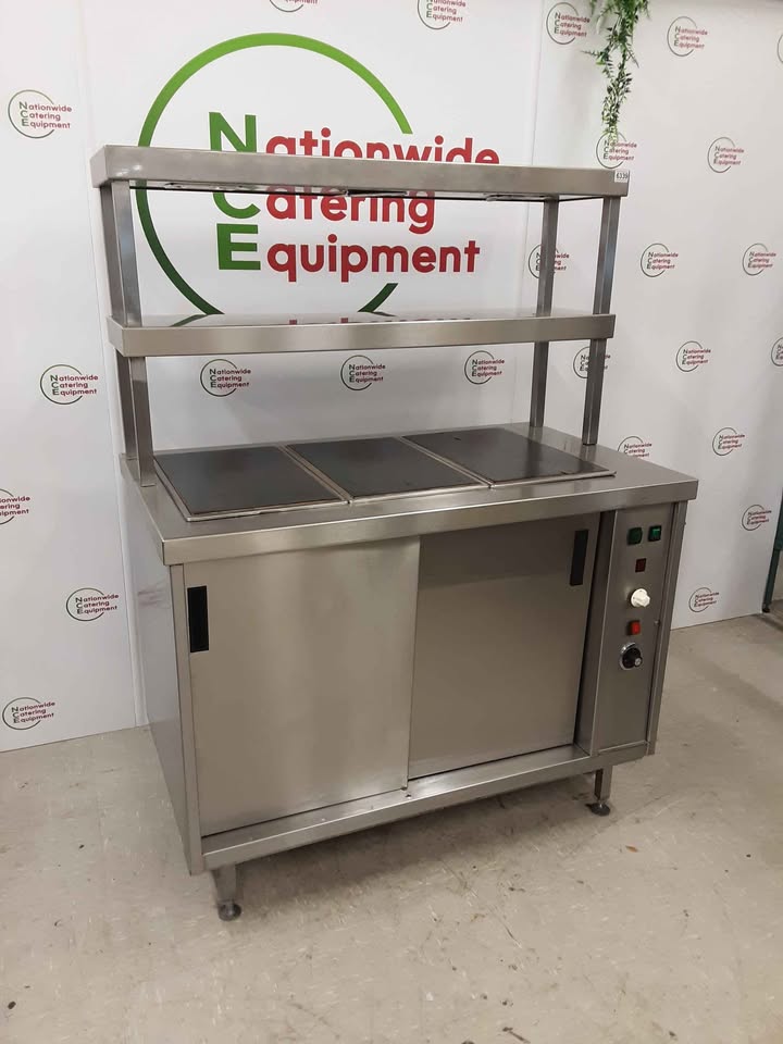 Hotcupboard With Sliding Doors, Heated Gantry and Wet Bain Marie (NCE6339)