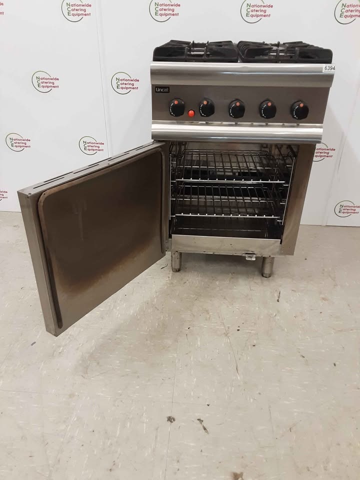 Lincat Silverlink Four Burner Stove & Oven, Natural Gas, Model- SLR6/N (NCE6394)