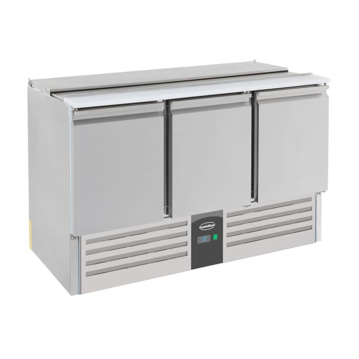 Combisteel Three Door Saladette Fridge, Ex-Display, Model- 7950.0094 (NCE6601)