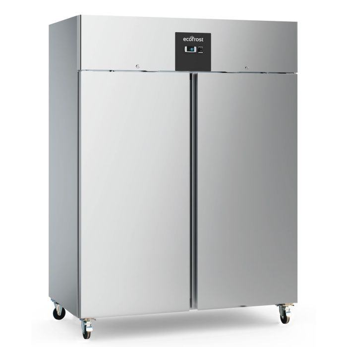 Ecofrost Stainless Steel 1300L Double Upright Ventilated Freezer. Model- 7950.5020. Delivery Included