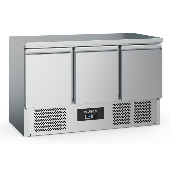 Ecofrost Three Door Counter Fridge 137cm. Model- 7950.5080. Delivery Included