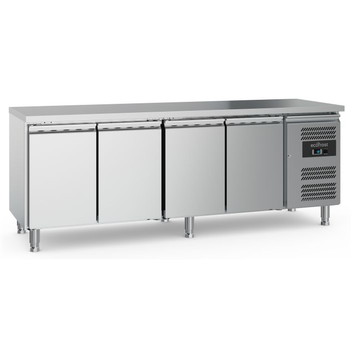 Ecofrost Four Door Counter Fridge, Adjustable Feet, 60cm Depth, 223cm Length. Model- 7950.5230 Delivery Included