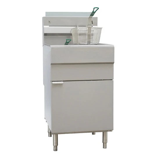 Hamoki Large Single Tank, Double Basket Natural Gas Fryer (NCE5853)