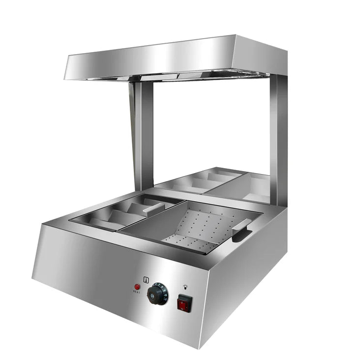 Hamoki Tabletop Large Fries Station / Chip Dump, 13amp, Model- CW-8T (NCE4445)