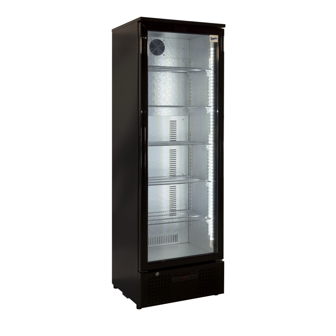 Prodis Single Door Black Upright Bottle Cooler, Model-NT10-HC. Delivery Included