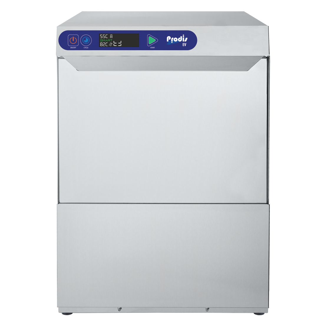 Prodis Heavy Duty Undercounter Dishwasher, Drain Pump, 30amp/1ph,50cm Basket, Air Break Tank, Model- EV80. Delivery Included