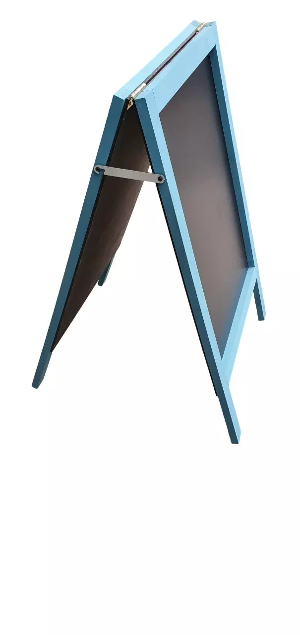 Large Wooden A-Board- Teal (NCE5267)